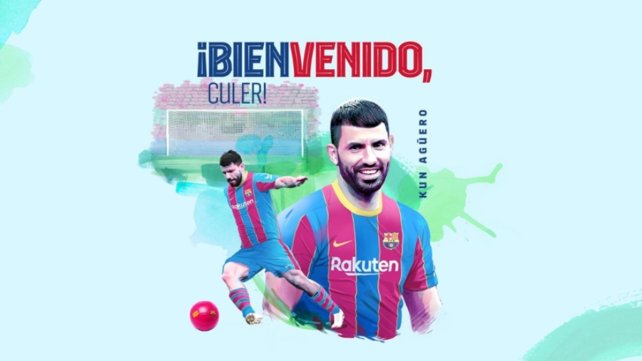 kun aguero barcelona
